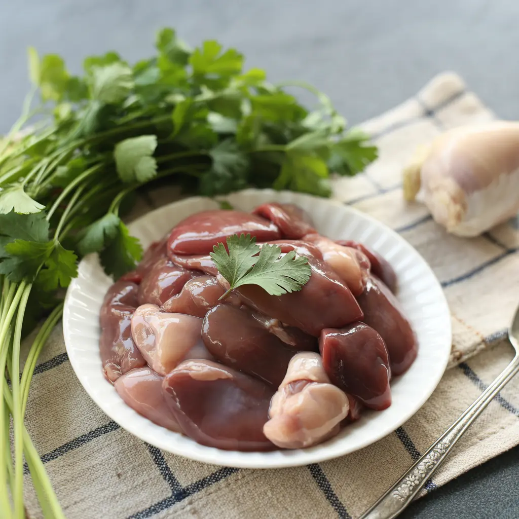 Fresh Clean Gizzard Liver